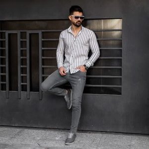 پیراهن نخ پنبه مردانه